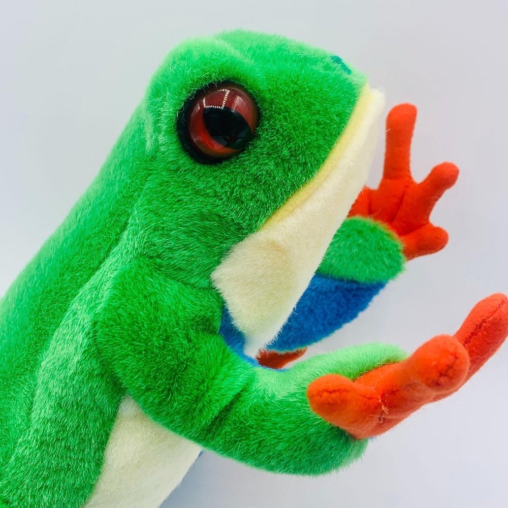Vintage Applause WWF Plush Tree Frog 1989 Stuffed
